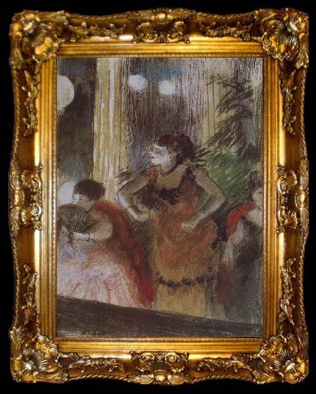 framed  Edgar Degas Bete in the cafe, ta009-2